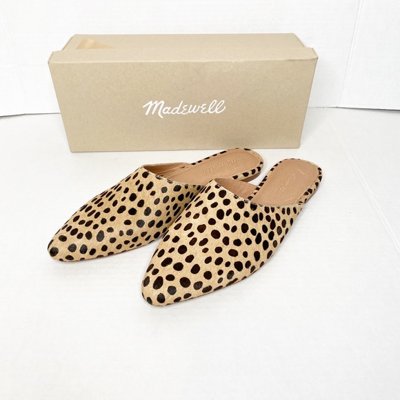cheetah print mules